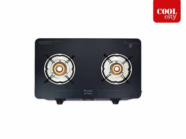 Preethi Alya Glass Top 2 Burner Gas Stove